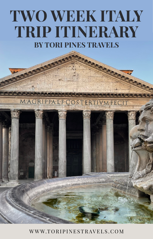 2 Week Italy Itinerary Ebook